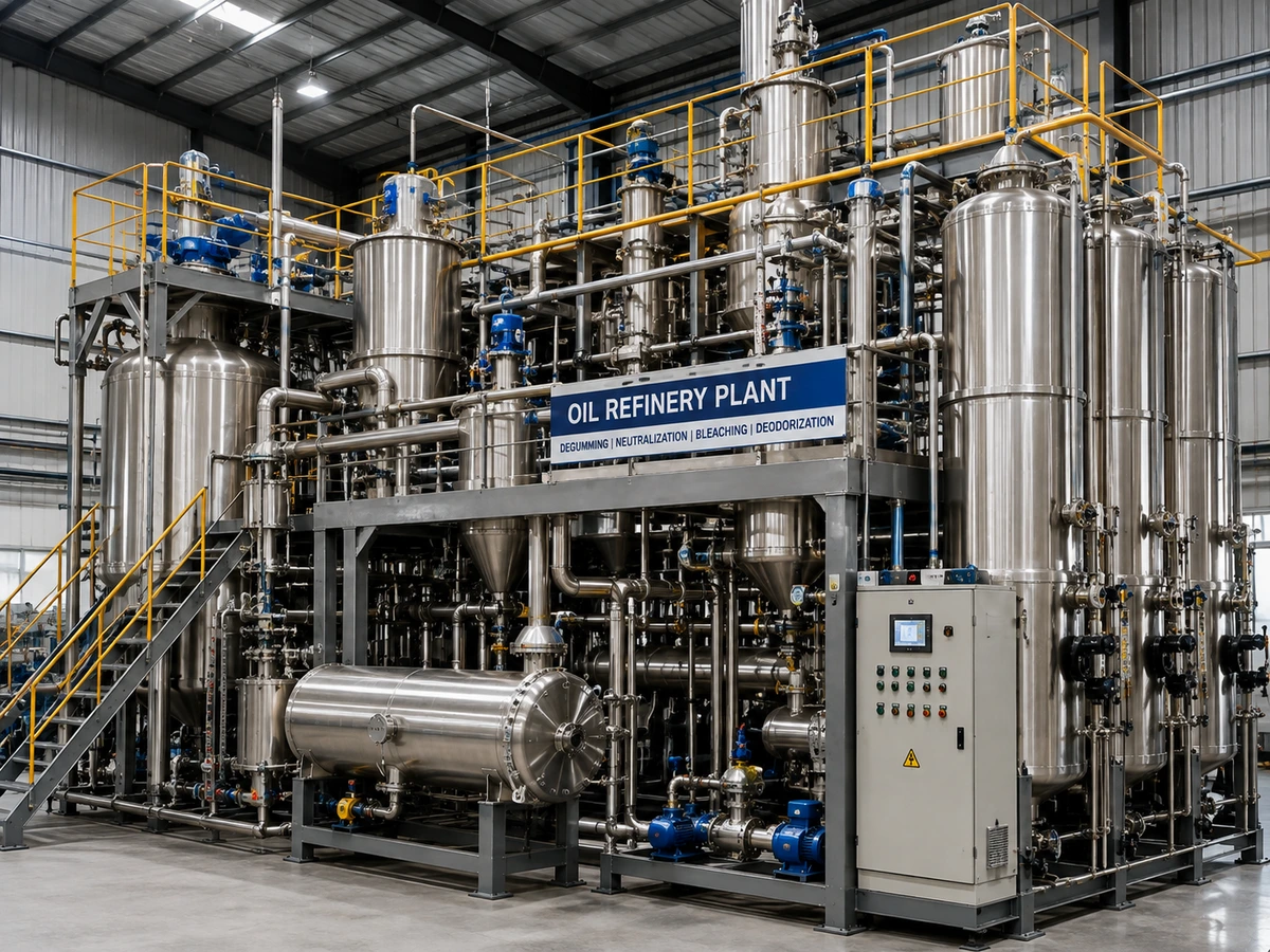 Edible oil refinery engineering and technical and business consultancy